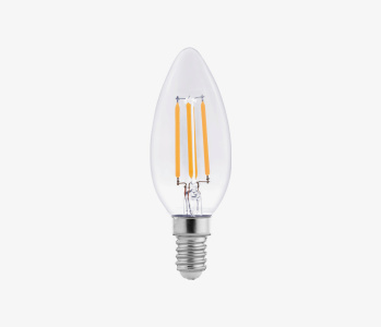 LEDS POWER Светодиодная лампа Filament C35 E14 6Вт 3000К