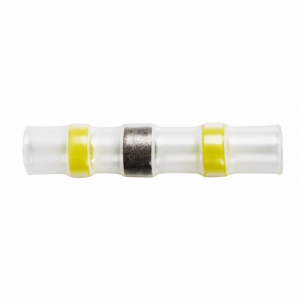 Гильза кабельная изолированная ПК-т 6.0 термоусаживаемая под пайку L-40 мм 4.0-6.0 мм² желтая REXANT
