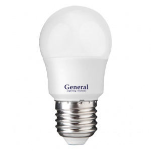 GENERAL лампа светодиодная шар GLDEN-G45F-8-230-E27-4500