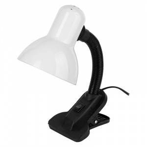 GENERAL светильник настольный на прищепке под лампу белый GTL-021-60-220