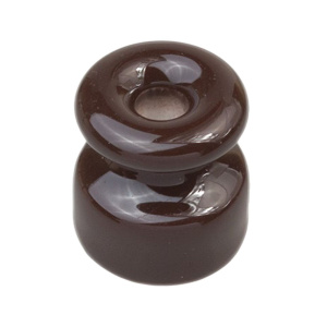 Bironi Изолятор керамика коричневый (цена за упак. 50шт)