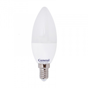 GENERAL лампа светодиодная свеча GLDEN-CF-8-230-E14-2700
