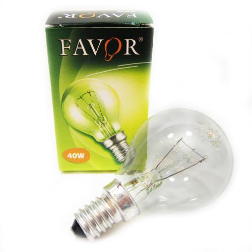 FAVOR лампа накаливания ДШ Е14 60W прозрачная