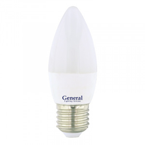 GENERAL лампа светодиодная свеча GLDEN-CF-8-230-E27-6500