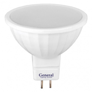GENERAL лампа светодиодная GLDEN-MR16-8-230-GU5.3-4500
