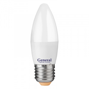 GENERAL лампа светодиодная свеча GLDEN-CF-10-230-E27-2700