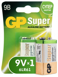 GP Батарейки LR6F22 КРОНА SUPER Alkaline