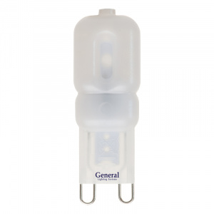 GENERAL лампа светодиодная капсульная GLDEN-G9-4-M-220-2700 матовый пластик