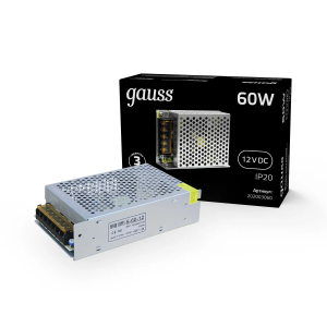 Gauss Блок питания LED STRIP PS 60W 12V