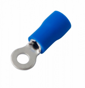 Наконечник кольцевой изолированный ø 3.2 мм 1.5-2.5 мм² (НКи 2.5-3/НКи2-3) синий REXANT