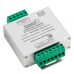 GENERAL Усилитель для RGB лентыGDA-RGBW-288-IP20-12 24А