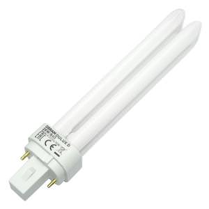 Osram лампа люминесцентная DULUX D 26W/840 (холодный белый 4000К) лампа G24d-3