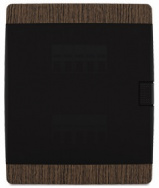 QUEL ЩРВ–п,дверь проз. черная 18 мод.,венге,IP41