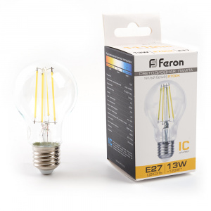 FERON Лампа светодиодная, (13W) 230V E27 2700K, LB-613