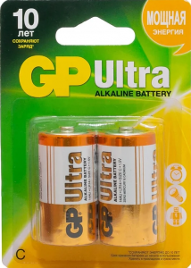 GP Батарейки LR14 ULTRA Alkaline