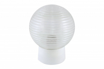 TDM светильник НББ 64-60-025 УХЛ4 (шар стекло "Кольца"/прямое основание)