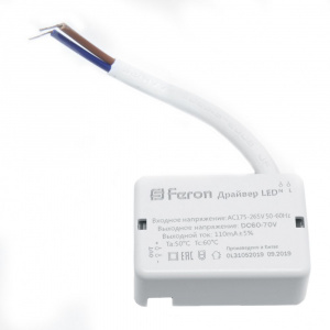 FERON Драйвер для светодиодного светильника 9W, LB0162