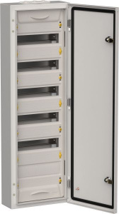 Изображение товара TITAN 5 Корпус металлический ЩРн-72 (1х72) 960х310х140мм IP54 серый (одна дверь) IEK