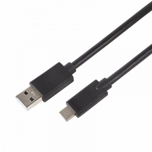 Кабель USB-Type-C/PVC/black/1m/REXANT
