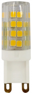 ЭРА лампа светодиодная JCD-5W G9 corn керамика 220V теплая*
