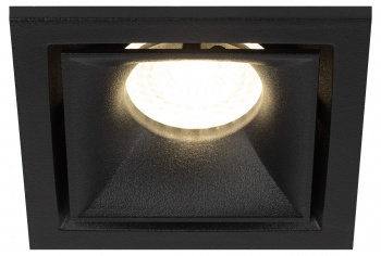 Встраиваемый светильник алюминиевый ЭРА KL101 BK MR16 GU5.3 черный