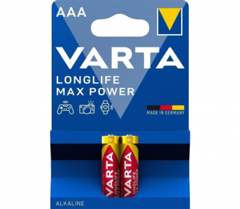 VARTA Батарейки мизинчиковые MAX TECH LR03 AAA BL2 Alkaline 1.5V (4703)
