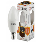 Лампочка светодиодная ЭРА STD LED B35-5W-827-E14 E14 / Е14 5 Вт свеча теплый белый свет