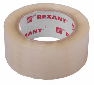 Скотч упаковочный REXANT 48 мм х 50 мкм, прозрачный, рулон 66 м
