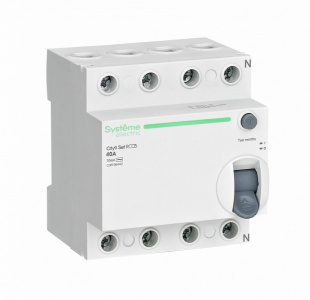 Systeme (Schneider Electric) City9 Set Выключатель дифференциального тока (ВДТ) 40А 4P 30мА Тип-AC 400В