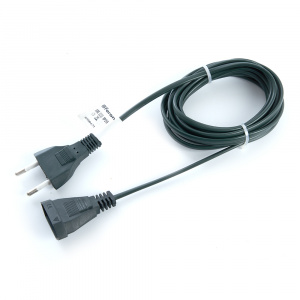 FERON Сетевой шнур для гирлянд 5м, 2*0,5мм2, IP20, зеленый, DM305