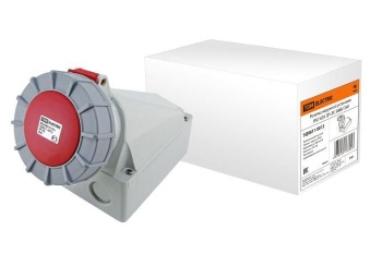 Изображение товара Розетка наружной установки IP67 63А 3Р+РЕ 380В TDM