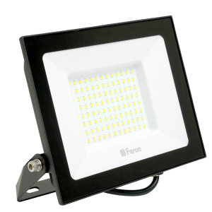 FERON Прожектор светодиодный 2835 SMD 100W 4000K IP65  AC230V/50Hz, черный, LL-922 от оптового интернет-магазина Макел25.