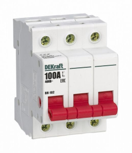 Изображение товара Systeme (Schneider) Electric  DEKraft Выключатель-разъединитель 3Р 100А ВН-102