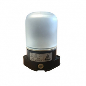 Светильник настенный прямой для сауны Лидер Е27 230V IP54 (125C max) черный