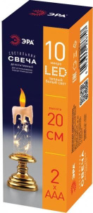Изображение товара Светодиодная новогодняя фигура ЭРА EGNDS-03 Свеча 10 LED