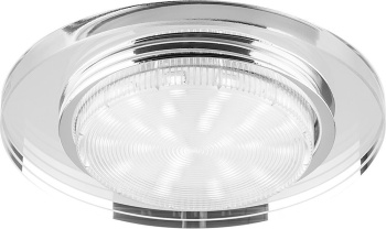 FERON Светильник точечный встраиваемый, 15W 230V под лампу GX53 прозрачный, DL4060-2 от оптового интернет-магазина Макел25.