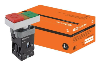 Изображение товара Кнопка BW8465 "I-O" сдвоенная с подсветкой1з+1р TDM
