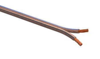 ЭРА Акустический кабель 2х0,75 мм2 прозрачный, 10 м