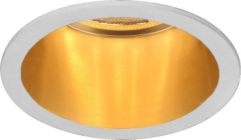FERON Светильник потолочный встраиваемый, MR16 G5.3 алюминий, белый, золото DL6003