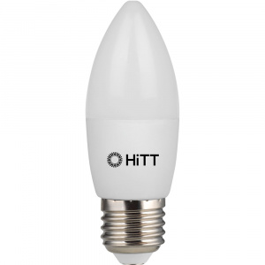 GENERAL Лампа светодиодная HiTT-PL-C35-9-230-E27-6500, 1010036, E27, 6500 К