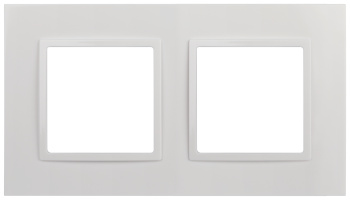 ЭРА Рамка для розеток и выключателей Elegance 14-5012-01 Classic, на 2 поста, белый