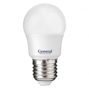 GENERAL лампа светодиодная шар GLDEN-G45F-15-230-E27-6500
