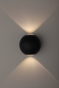 WL11 BK Подсветка ЭРА Декоративная подсветка светодиодная ЭРА 2*1Вт IP 54 черный