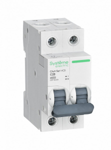 Systeme (Schneider Electric) City9 Set Автоматический выключатель (АВ) С 20А 2P 4.5kA 230В