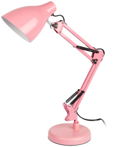 ЭРА Настольный светильник N-123-E27-40W-P Е27 с основанием розовый
