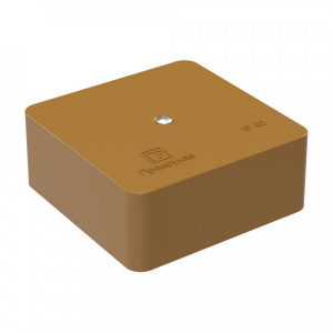 ПРОМРУКАВ Коробка универсальная 75х75х30 для кабель-канала безгалогенная (HF) бук (90шт/кор)