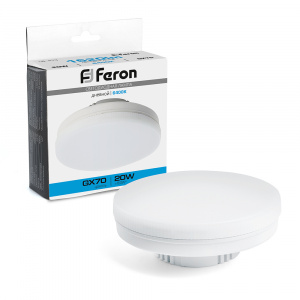 FERON Лампа cветодиодная, (20W) 230V GX70 6400K, LB-473