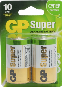 GP Батарейки LR20 SUPER Alkaline