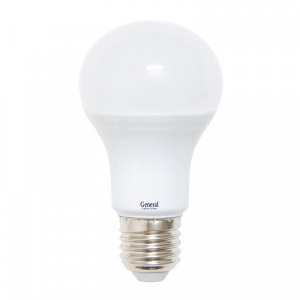 GENERAL лампа светодиодная ЛОН А60 GLDEN-WA60P-9-230-E27-2700