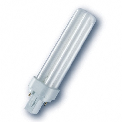Osram лампа люминесцентная DULUX D 18W/840 (холодный белый 4000К) лампа G24d-2
